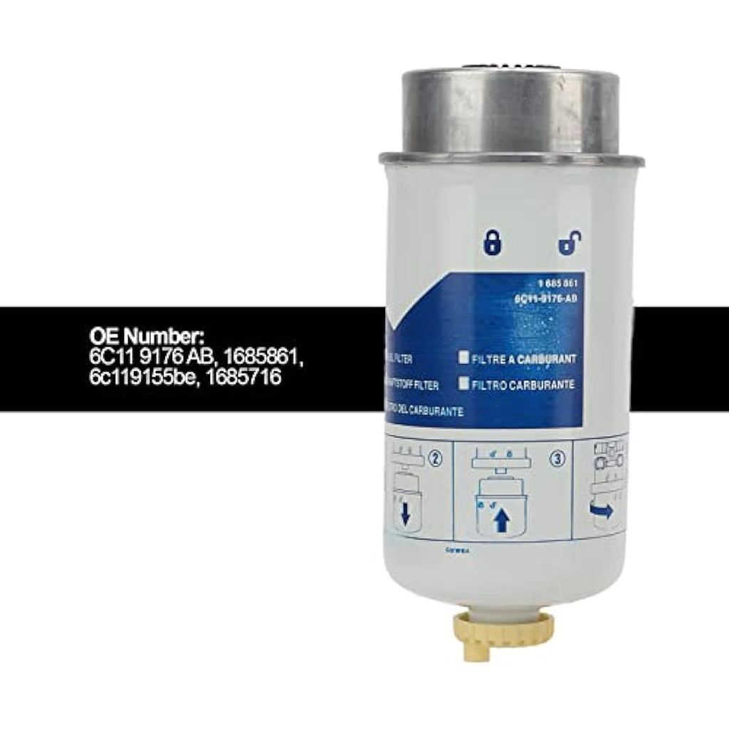 Aramox Diesel Fuel Filter Assembly for Transit MK7 2.2 2.4 3.2 2006-2014