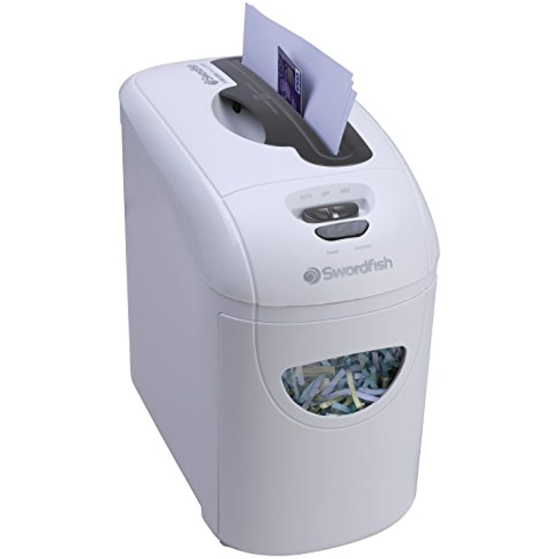 Swordfish X-Securia 800XC 8-Sheet Cross-Cut Paper Shredder – White