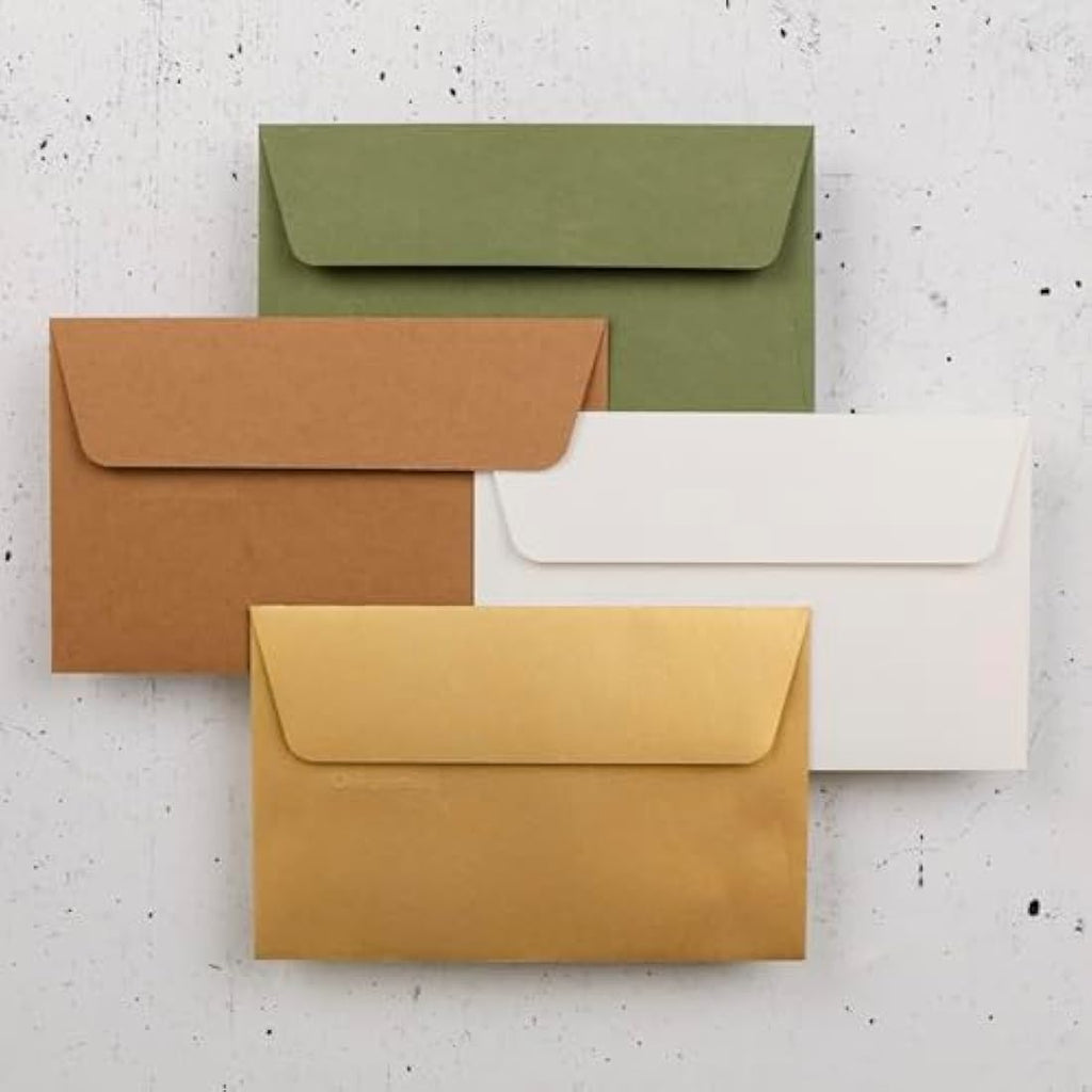 Clairefontaine Pollen Iridescent Gold Envelopes – 90x140mm (20 Pack)