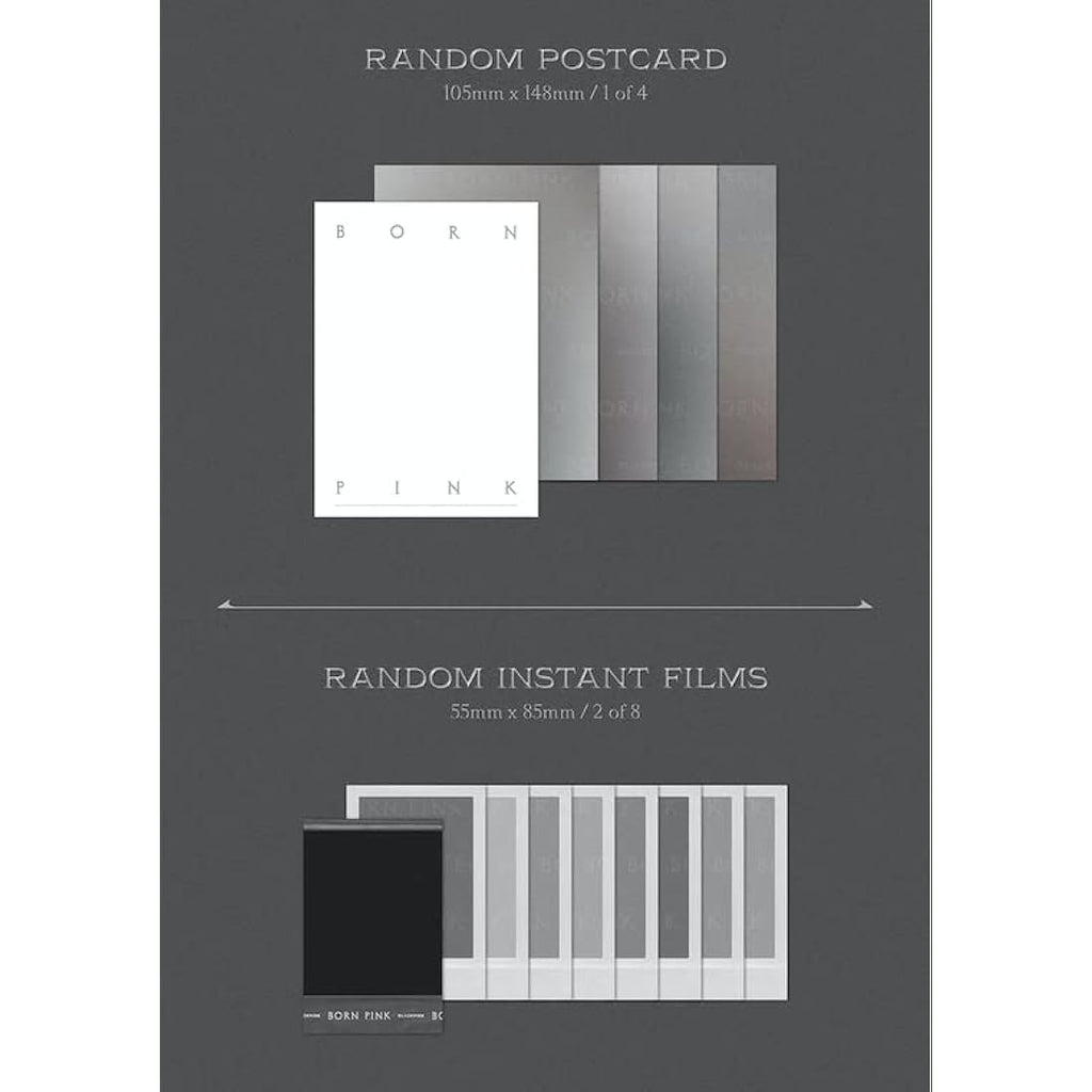 BLACKPINK - BORN PINK 2nd Album Gray Version Package Box Set