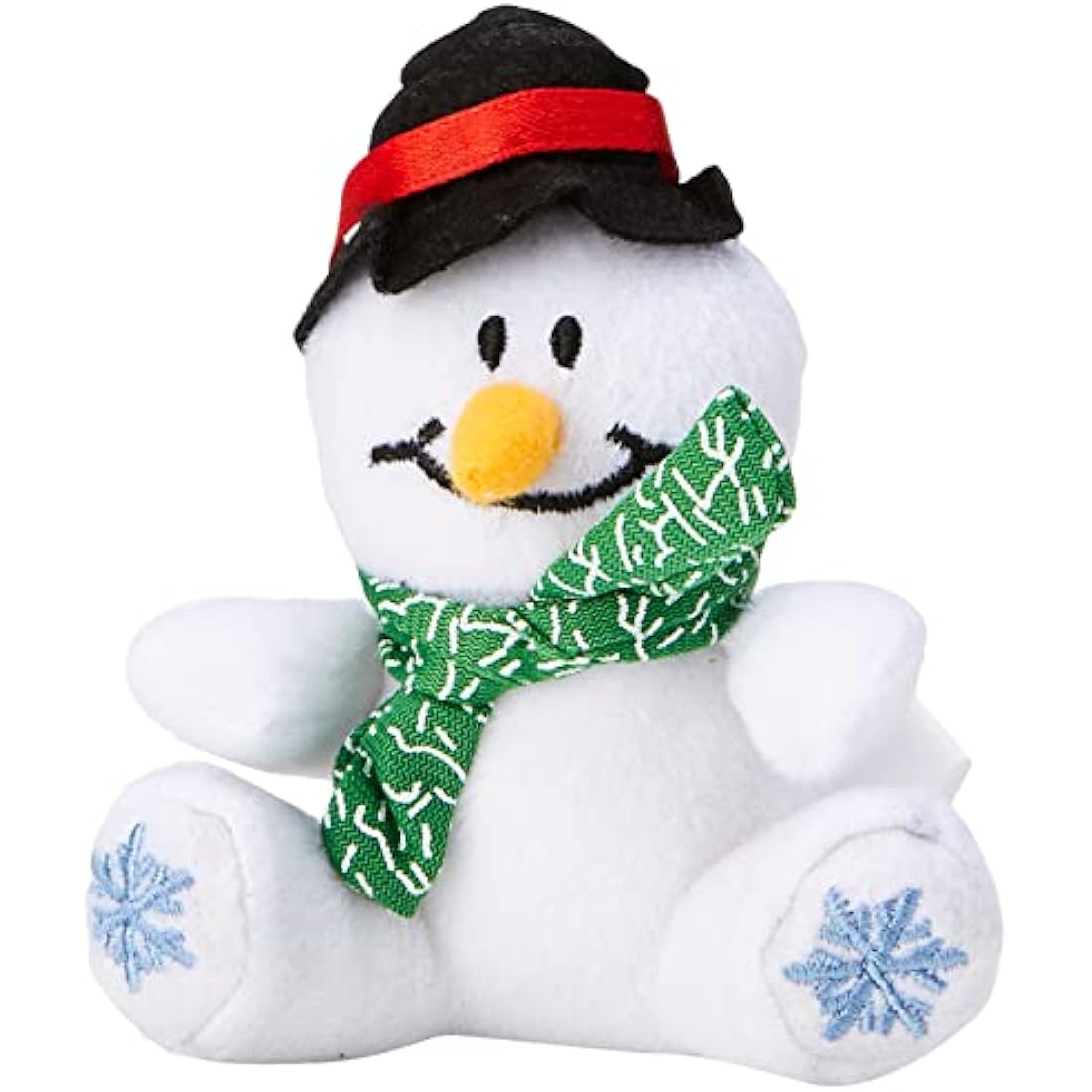 Baker Ross Snowman Mini Bean Pals - Soft Plush Toys (Pack of 4)