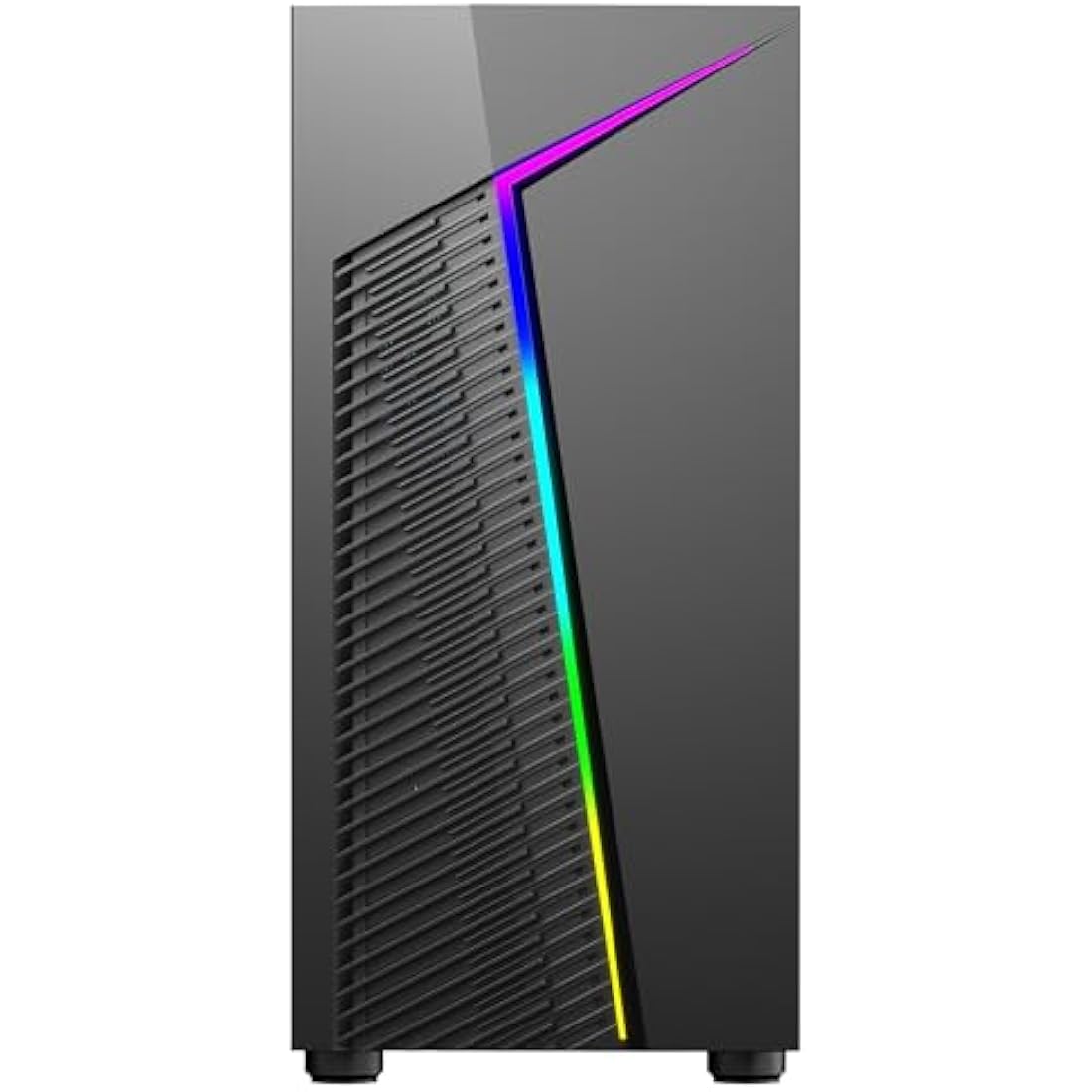CiT Alpha Micro-ATX Gaming Case - ARGB Infinity Fan & Tempered Glass