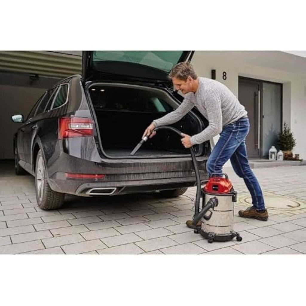 Einhell TC-VC 1820 S Wet and Dry Vacuum Cleaner | 20L Stainless Steel