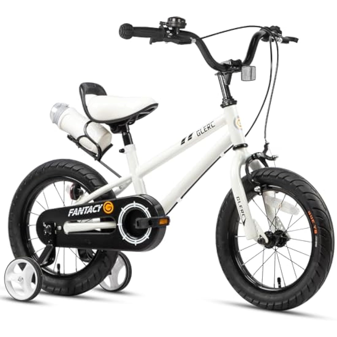 Glerc Fantasy 16 Inch Kids Bike with Stabilisers and Bottle Holder