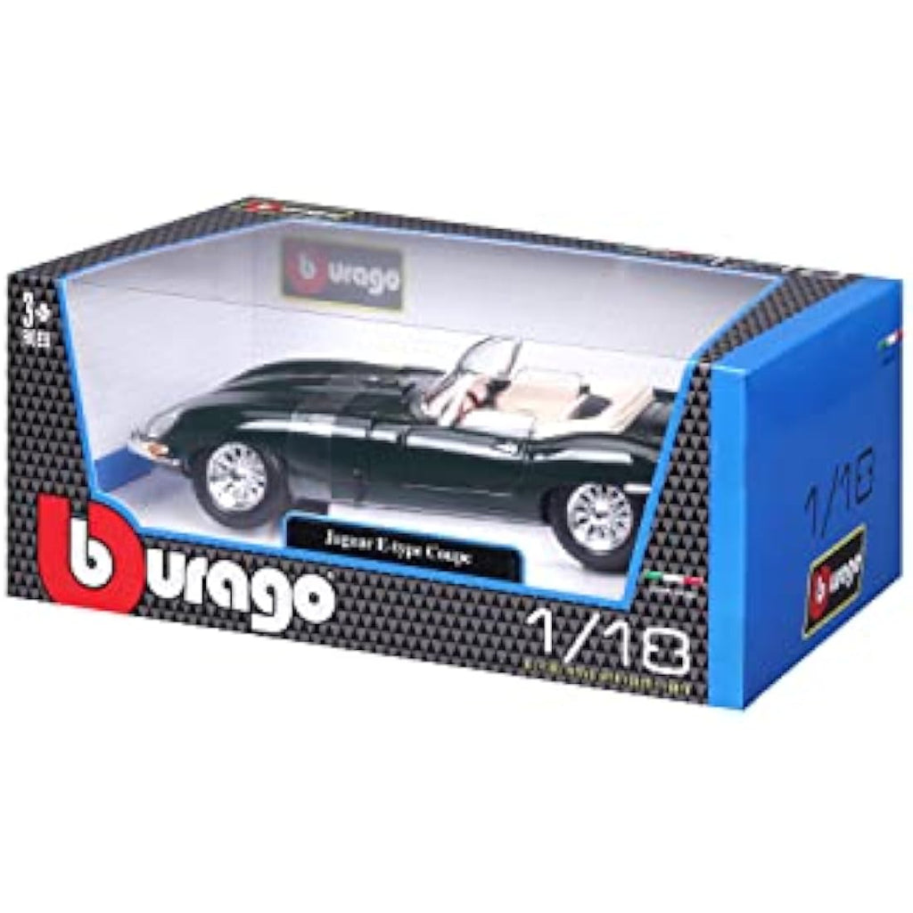 Bburago Jaguar E-Type Cabriolet 1961 – 1:18 Scale Diecast Model Car