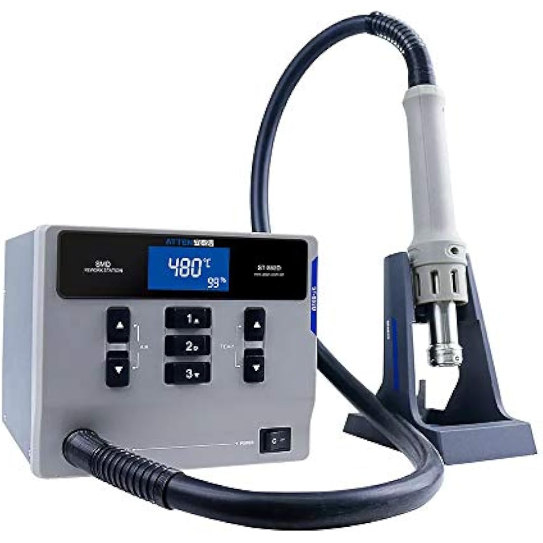 ATTEN ST-862D Hot Air Station | 1000W Digital Rework Station with 4 Nozzles