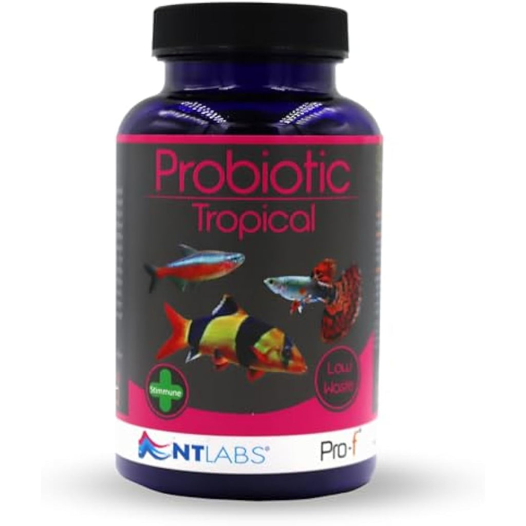 NT Labs Pro-f Probiotic Tropical Fish Food – Spirulina Granules (120g)