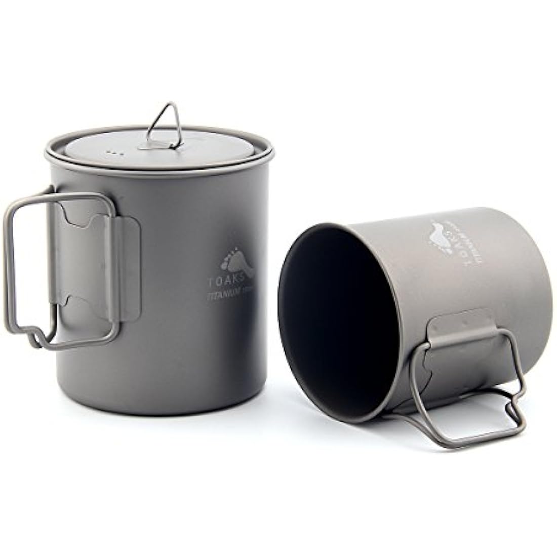 TOAKS Ultralight Titanium Cup – Portable Camping Mug with Mesh Bag