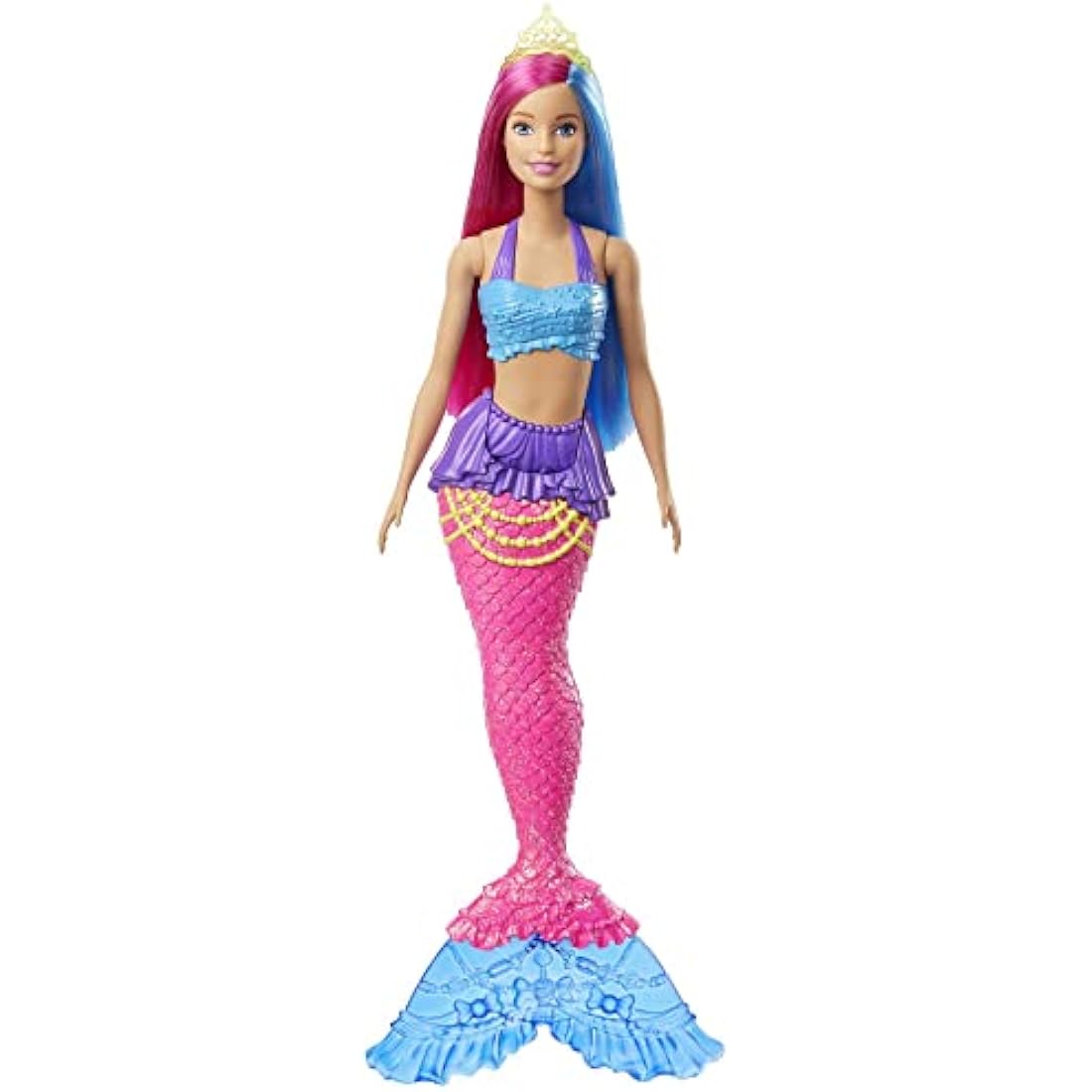 Barbie Dreamtopia Mermaid Doll – 12-Inch Pink and Blue Hair (GJK08)