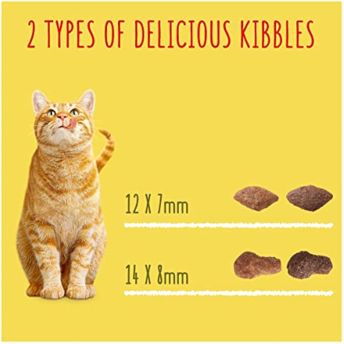 Purina Go-Cat Adult Dry Cat Food - Chicken & Duck - 4kg (Pack of 2)