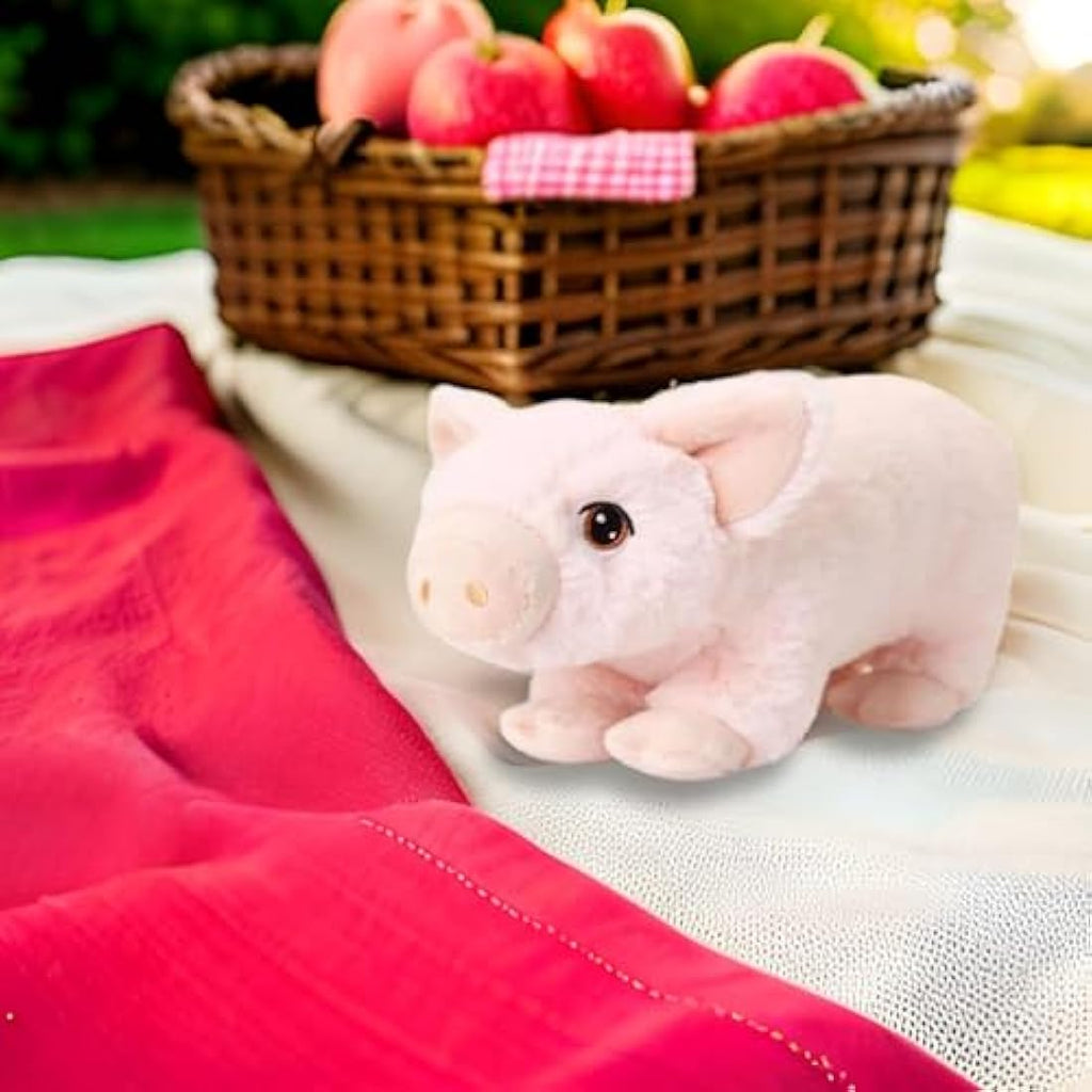 Deluxe Paws Pig Plush – 18cm Recycled Eco-Friendly Soft Cuddly Toy