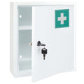 Haushalt International Steel Medicine Cabinet - Locking Wall Storage