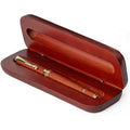 Wordsworth and Black Bamboo Rollerball Pen – Luxury Rosewood & Gold