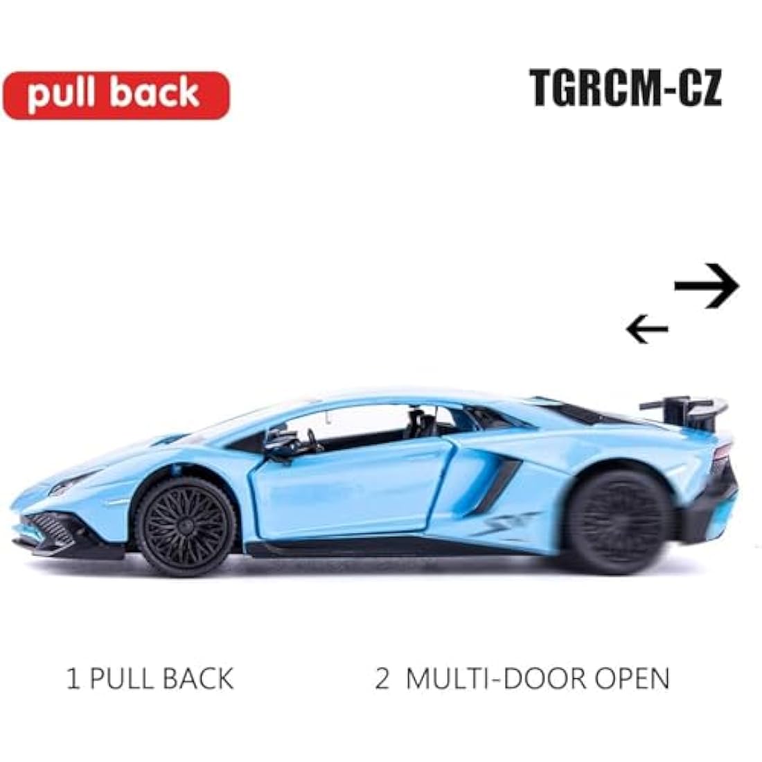 TGRCM-CZ Lamborghini Aventador LP700-4 1/36 Diecast Pull Back Car