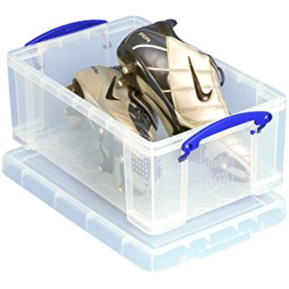Really Useful Box 9 Litre Clear Plastic Storage Box for A4 Paper