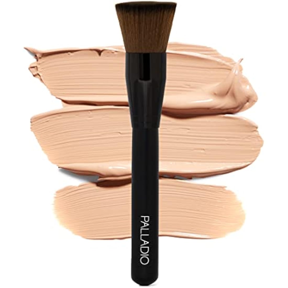 Palladio Flat Kabuki Brush – Vegan Synthetic Foundation & Powder Brush