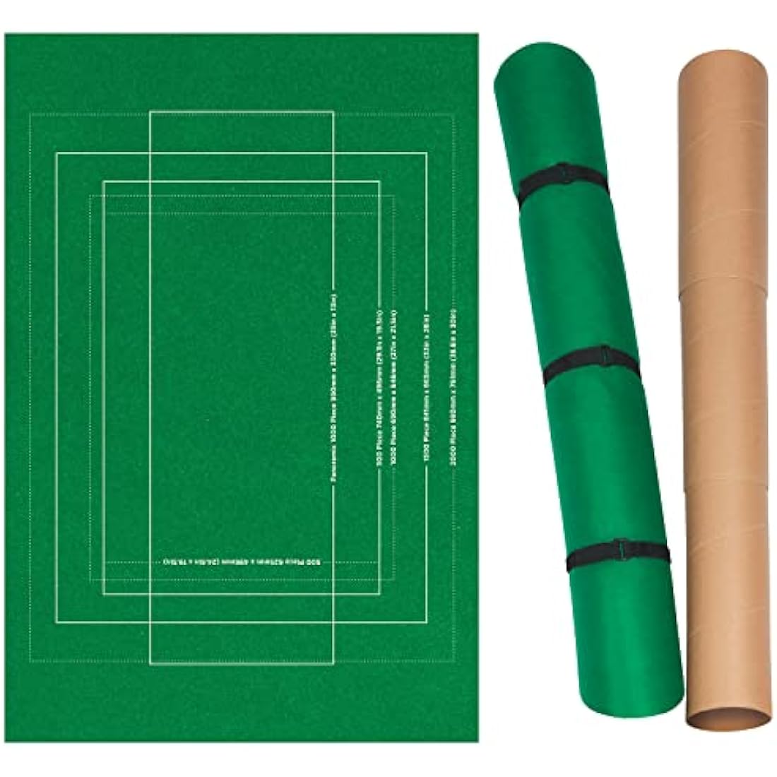 Hinkler Felt Jigsaw Puzzle Roll Mat – Storage for Up to 2000 Pieces