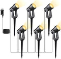 Svater 6-in-1 LED Garden Spotlights | 3000K IP65 Waterproof Landscape Lights