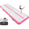 VOFiTNY Inflatable Gymnastics Mat – 10ft Air Tumbling Track for Home, Pink