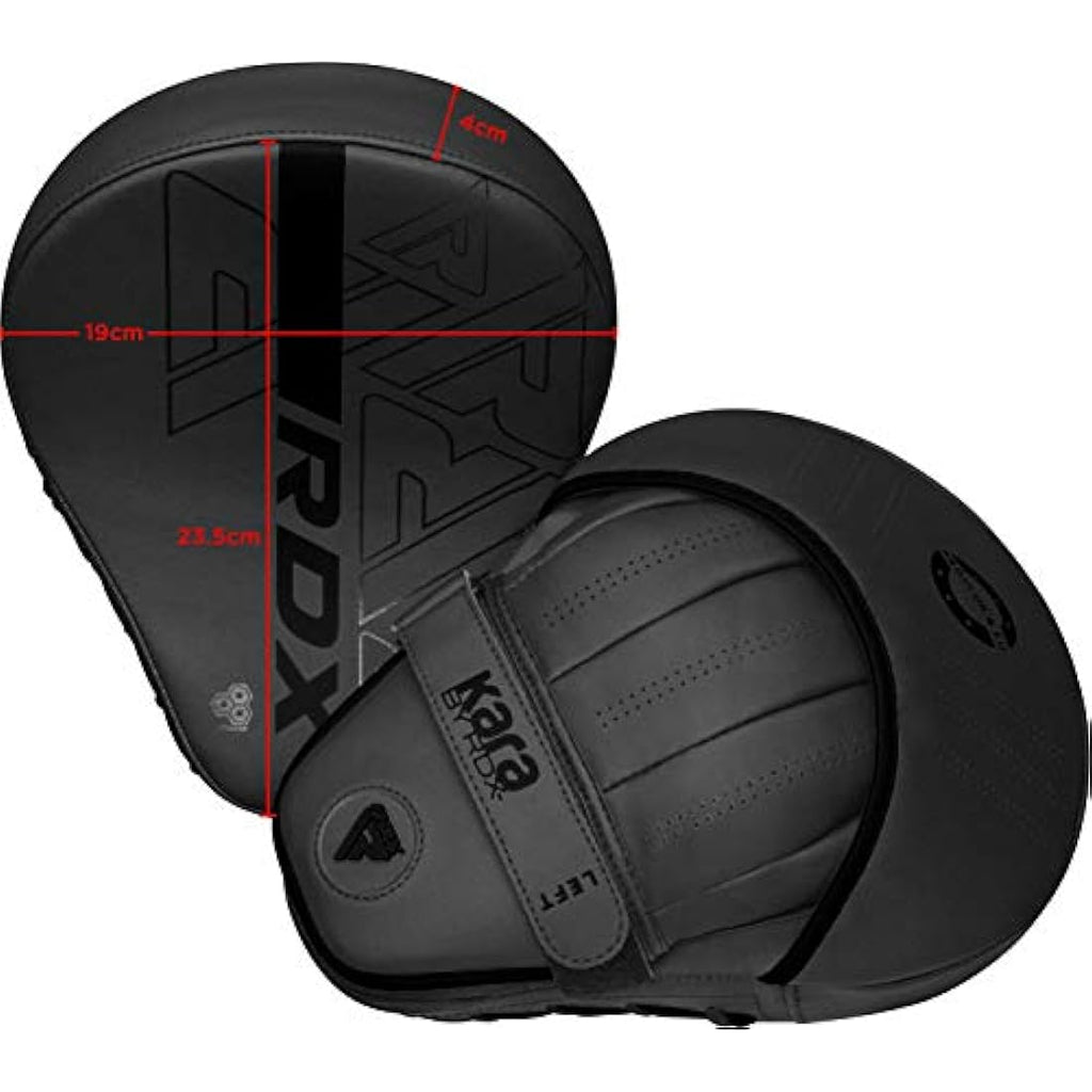 RDX Curved Focus Mitts – Maya Hide Leather Boxing & MMA Training Pads