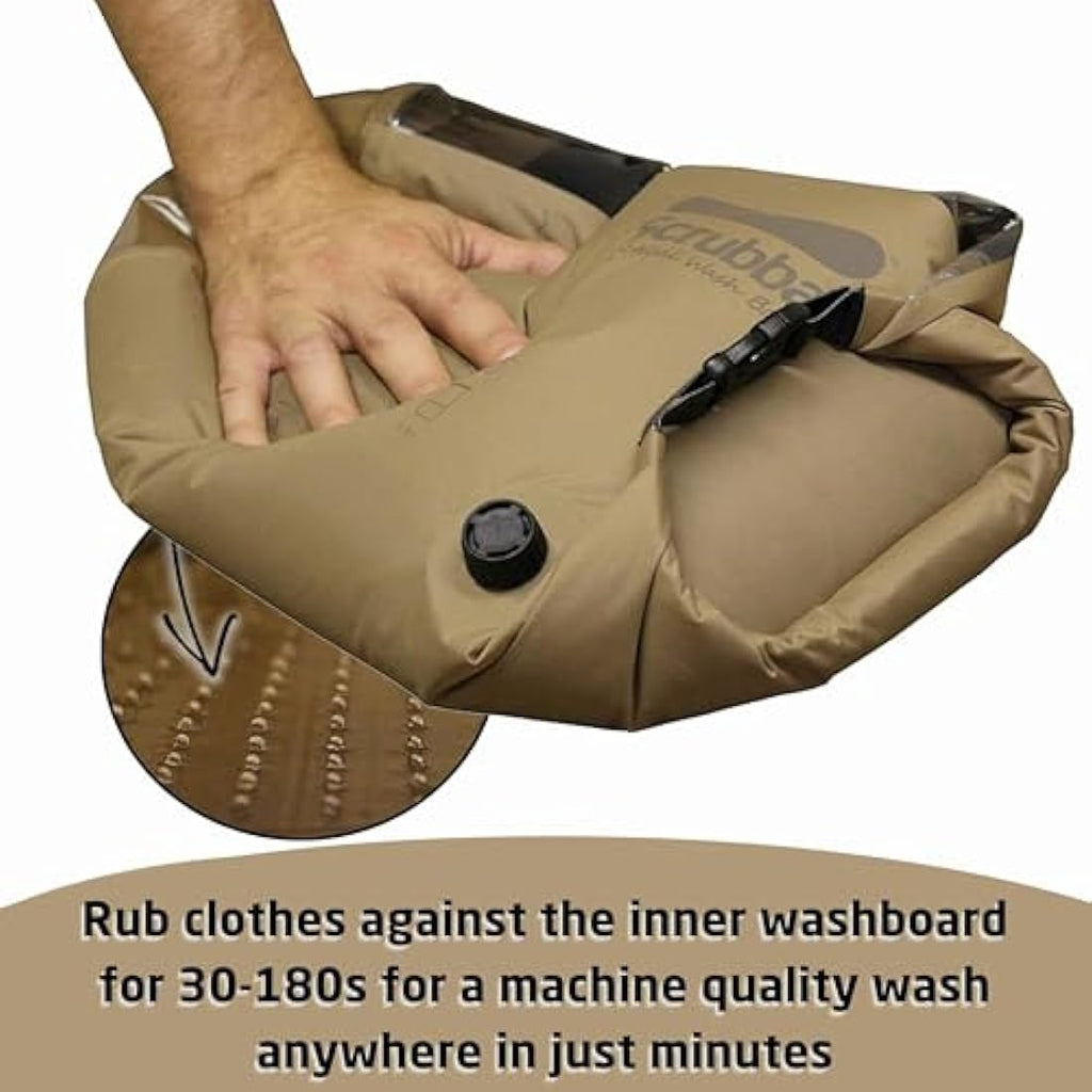 Scrubba Tactical Wash Bag – Portable Manual Washing Machine for Camping