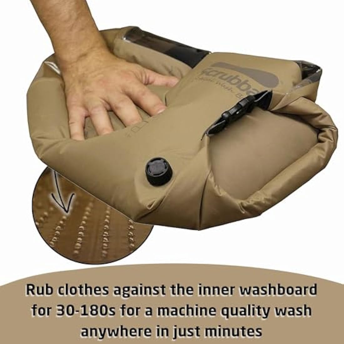 Scrubba Tactical Wash Bag – Portable Manual Washing Machine for Camping