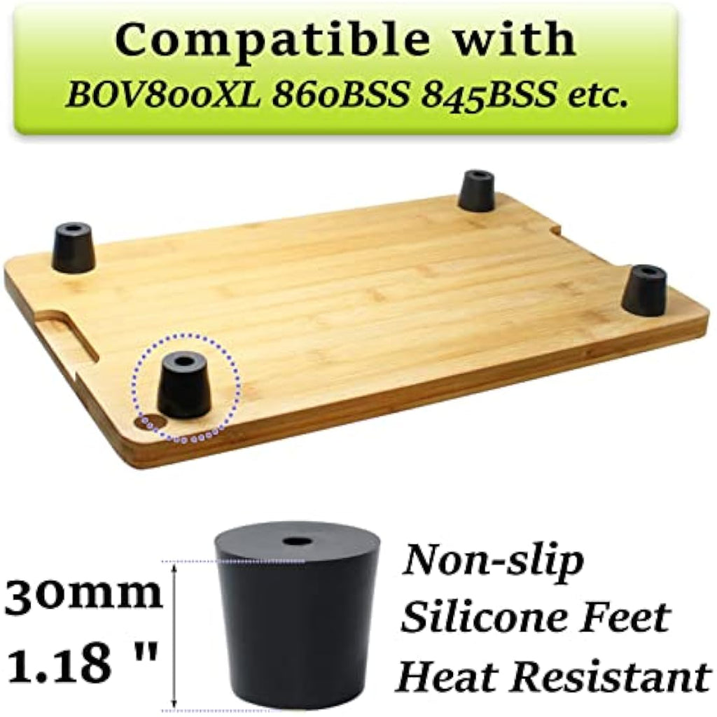Laffeya Bamboo Cutting Board for Breville & Cuisinart Oven Workstation
