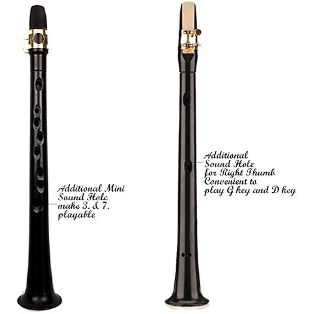 Jolof Store Pocket Saxophone – Portable Mini Woodwind Kit with Reeds