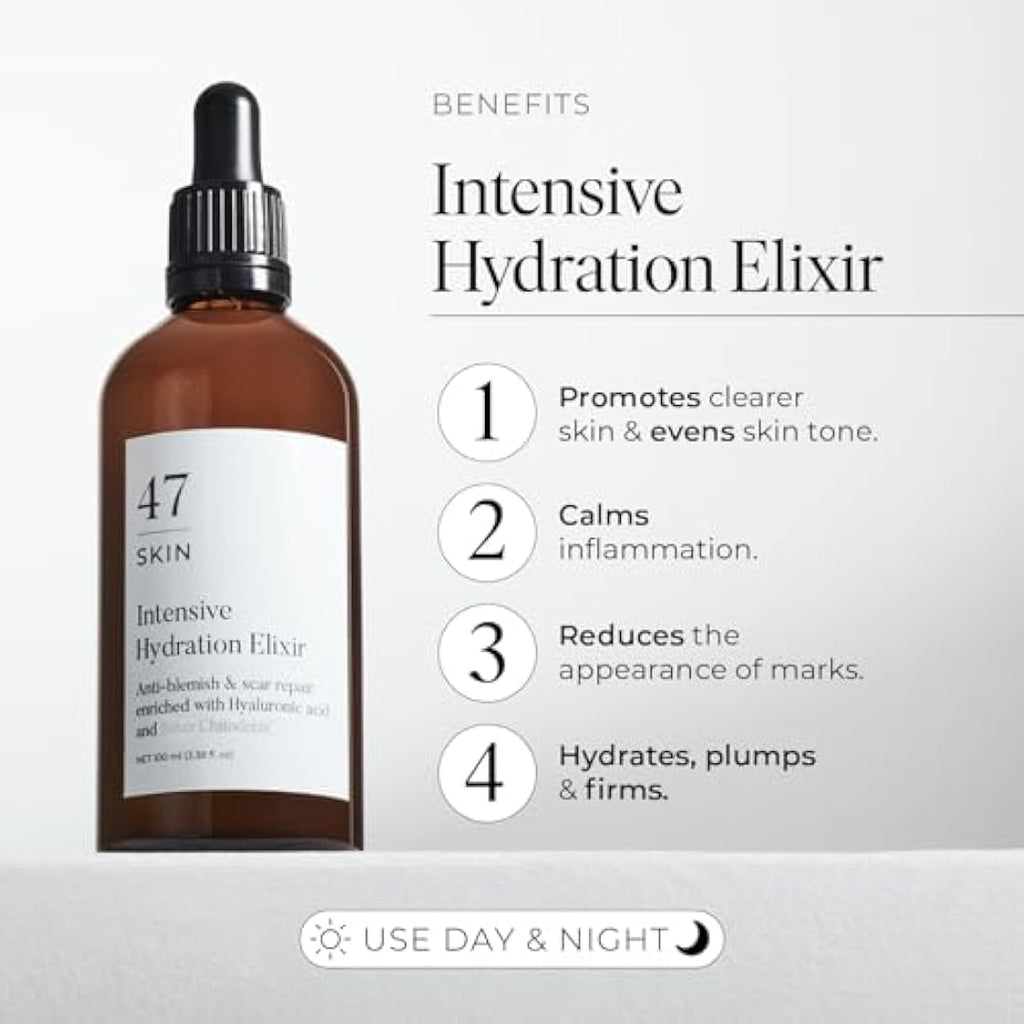 47 Skin Anti-Blemish & Scar Repair Elixir | Hyaluronic Acid & Niacinamide