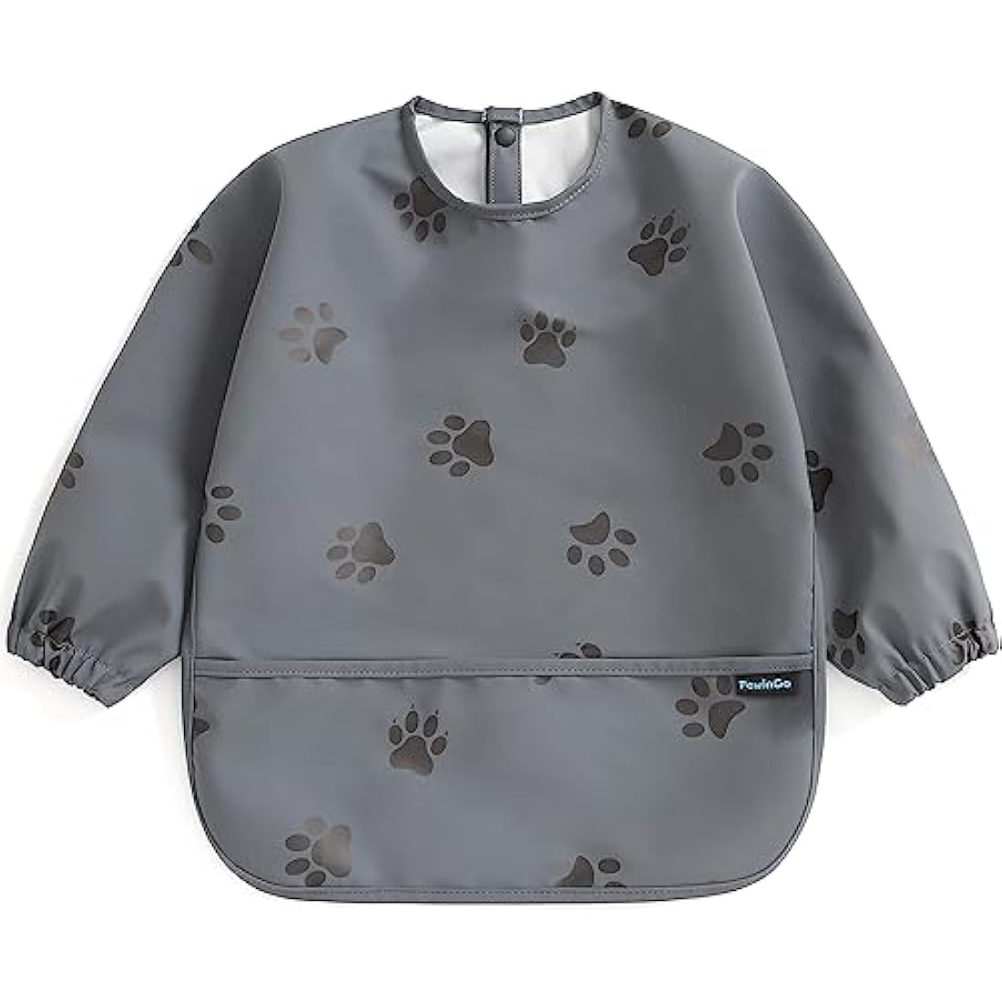 PewinGo Long Sleeve Weaning Bib – Waterproof PU Coverall for BLW