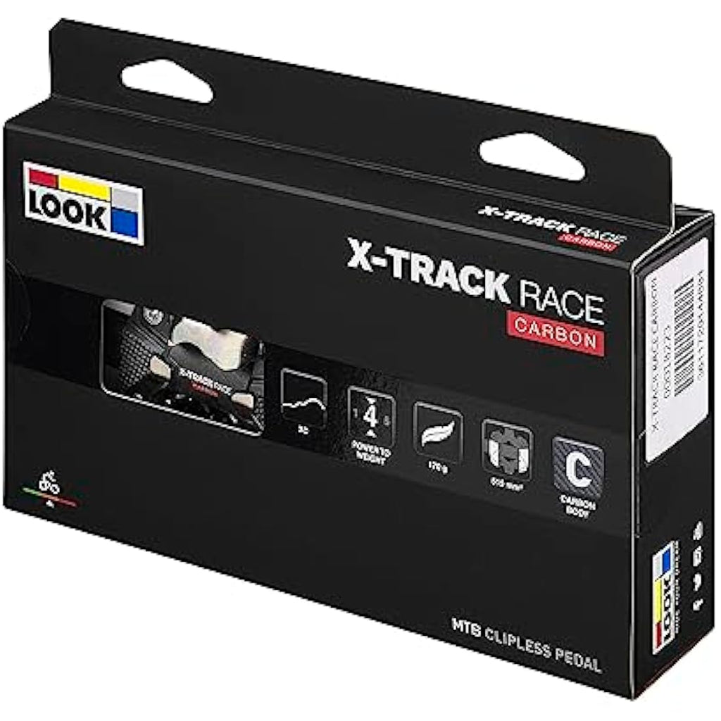 LOOK Cycle X-TRACK Race Carbon MTB Pedals – SPD Compatible Clipless