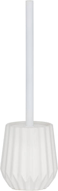 Sealskin Arte Ceramic Toilet Brush and Holder – Modern Geometric White