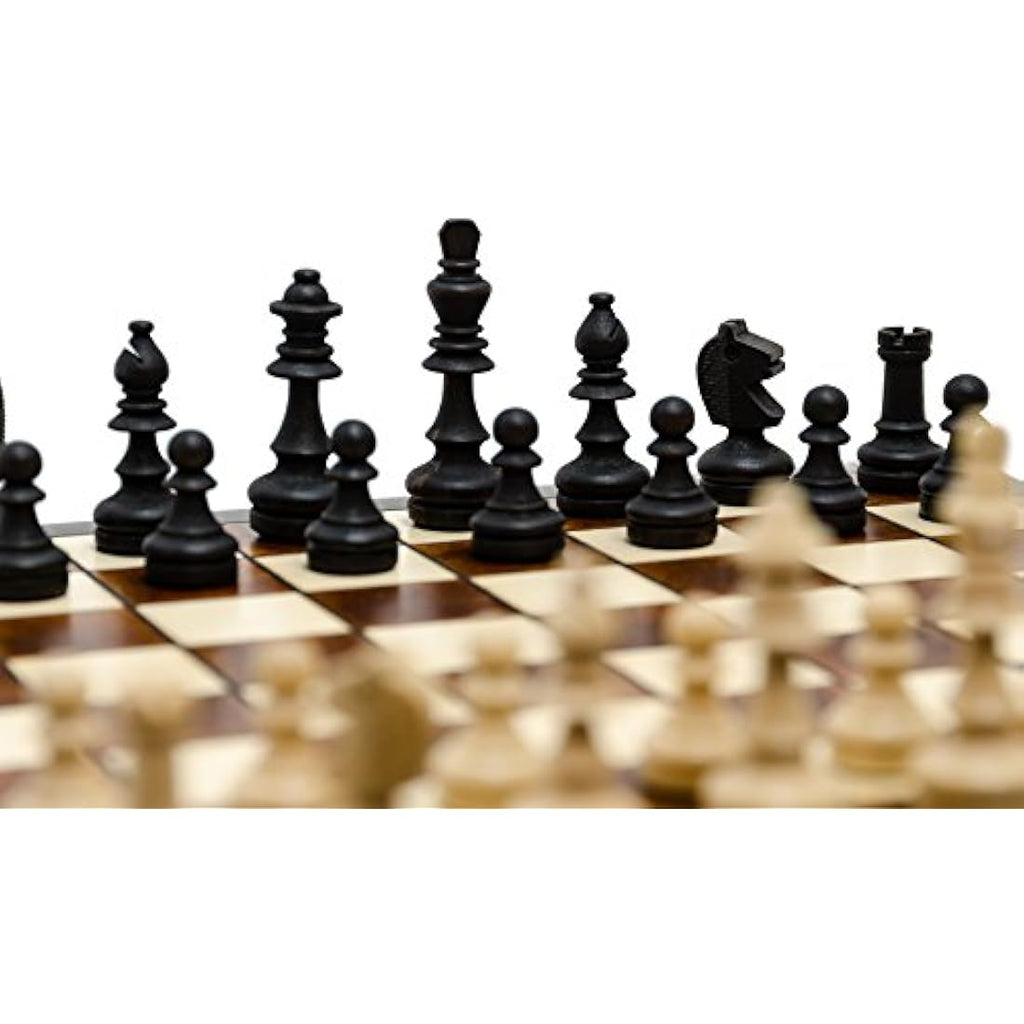 Master of Chess Magnetic Wooden Chess Set – 11 Inch Handmade Travel Set