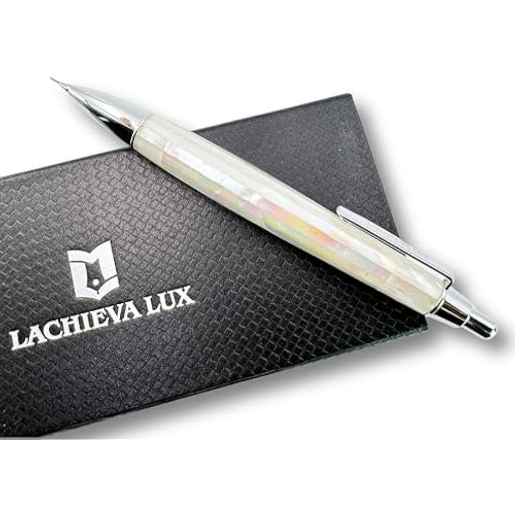 LACHIEVA LUX Mother of Pearl Mechanical Pencil | 0.7mm Luxury Gift Set