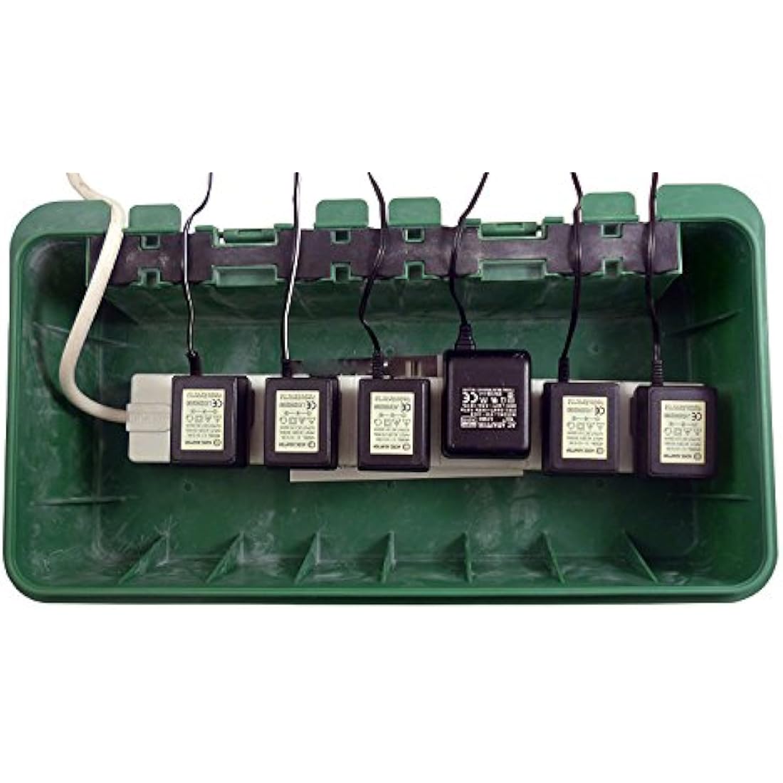Christmas Concepts IP55 Waterproof Outdoor Plug Box - Green 42cm