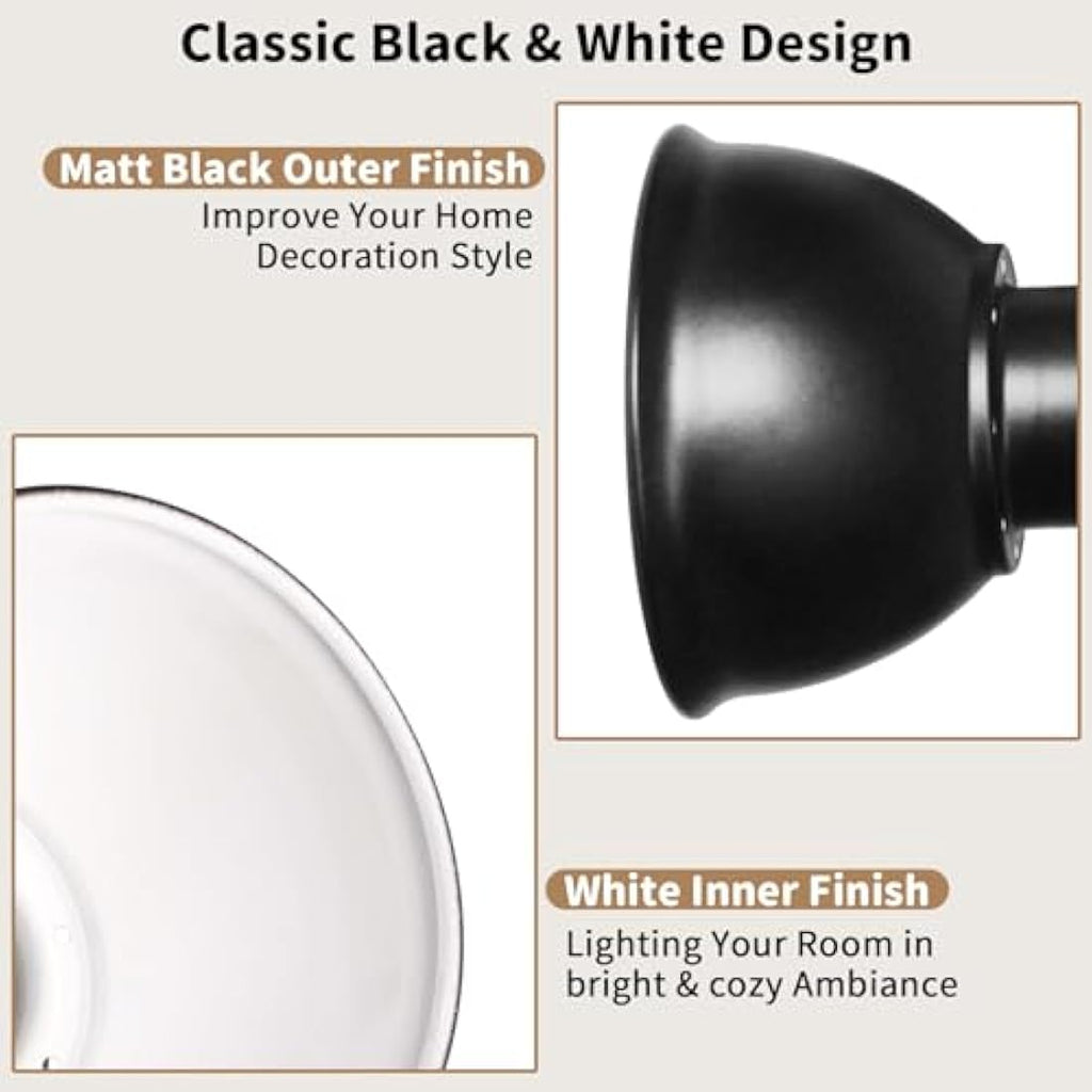 HiBay 3-Way Black Ceiling Spotlight – Adjustable E27 Industrial Light