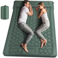 Double Self-Inflating Camping Mat | 12cm Thick Nylon Air Bed