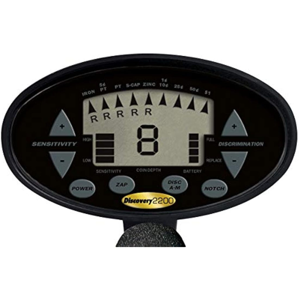 Bounty Hunter Discovery 2200 Metal Detector with Waterproof Coil