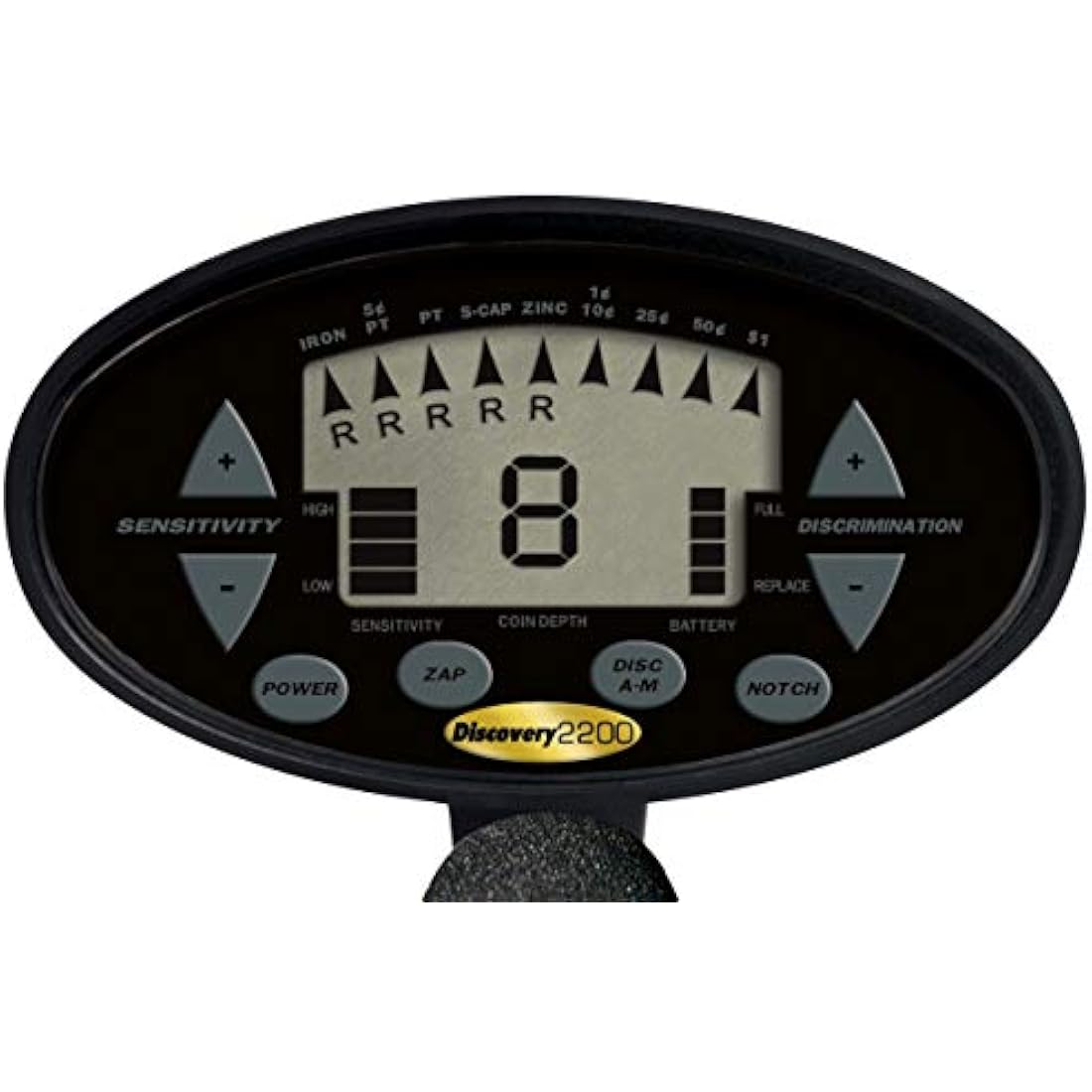 Bounty Hunter Discovery 2200 Metal Detector with Waterproof Coil
