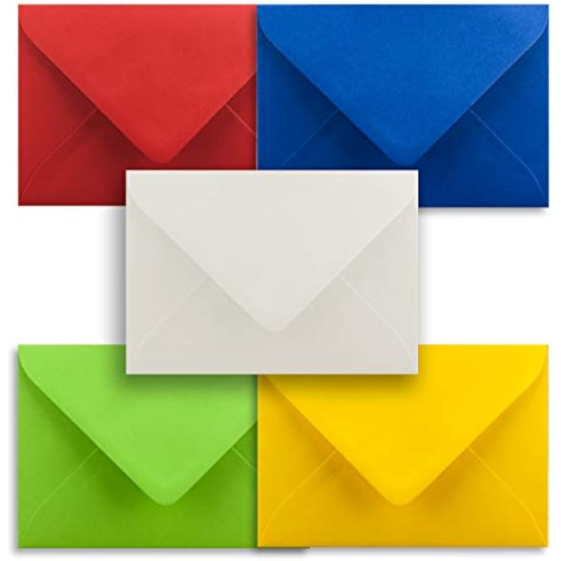 FarbenFroh by GUSTAV NEUSER 50x DIN B6 Folding Cards with Envelopes