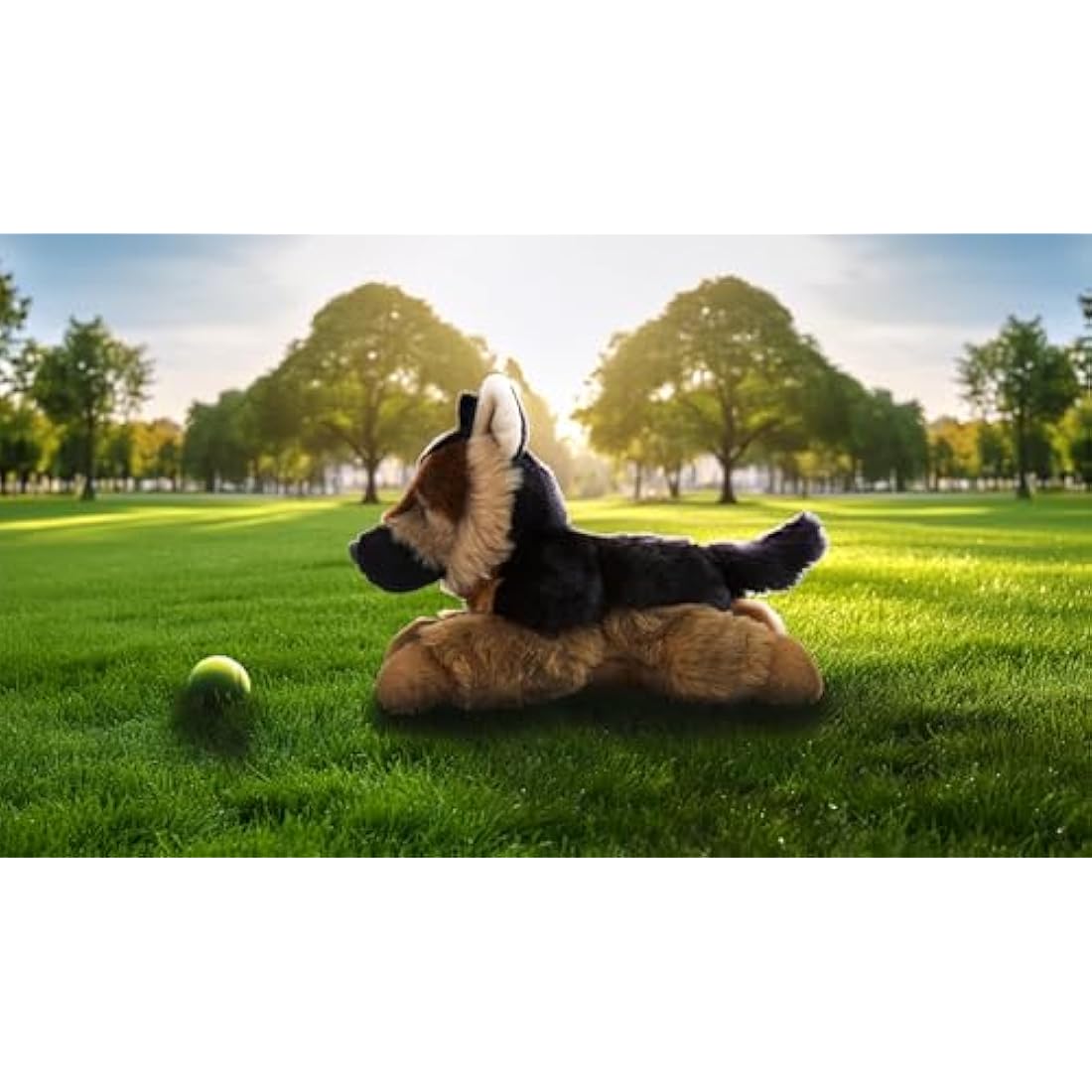 Zappi Co German Shepherd Plush Toy – 28cm Eco-Friendly Stuffed Animal
