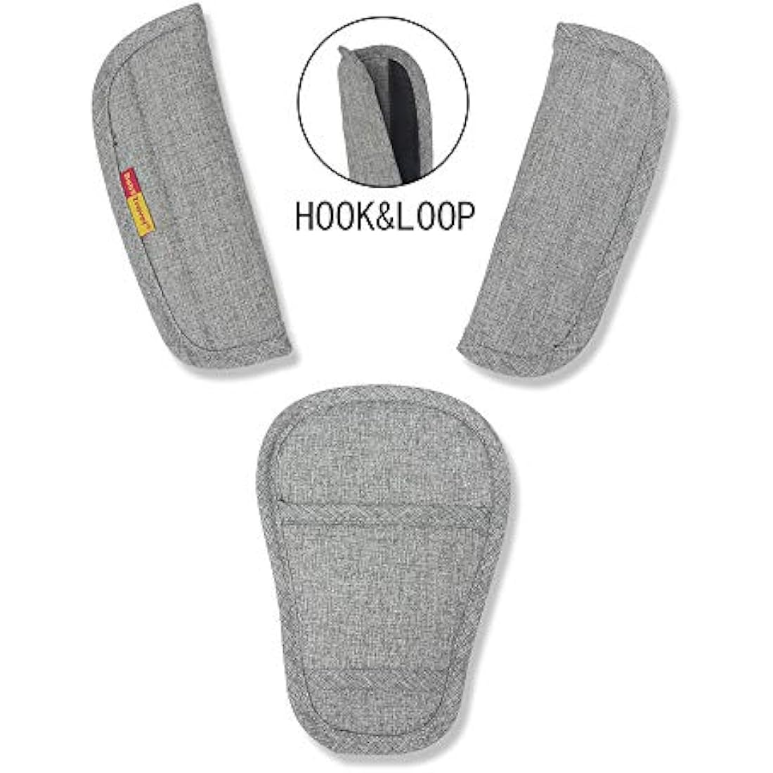 Jolof Store 3-Piece Baby Stroller Strap Covers and Crotch Pad Set