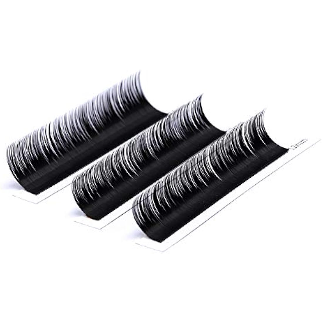 Fadlash Classic Eyelash Extensions | 0.07mm D Curl Matte Black PBT Silk