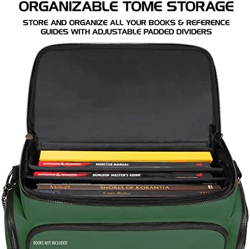 Jolof Store DND Travel Bag | RPG Book Carrier and Battle Mat Holder