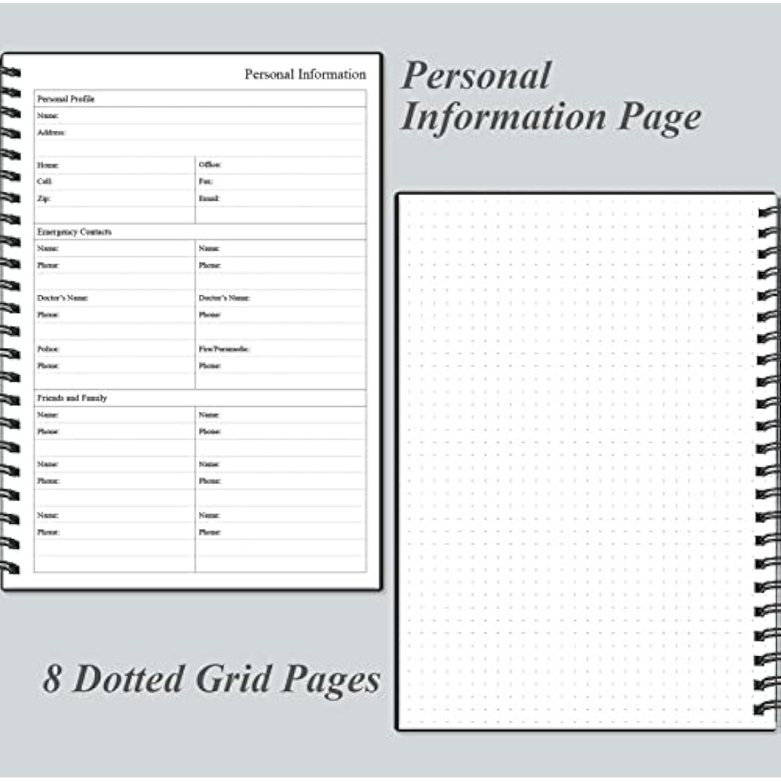 Jolof Store Undated Daily Planner – A5 Hourly Schedule & To Do List Notebook