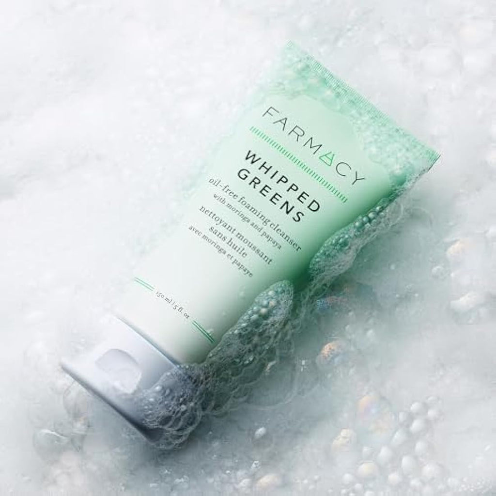 Farmacy Whipped Greens Oil-Free Foaming Face Cleanser with Moringa