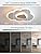 Jolof Store Cloud LED Ceiling Light – 20W Dimmable Wood Lamp with Remote