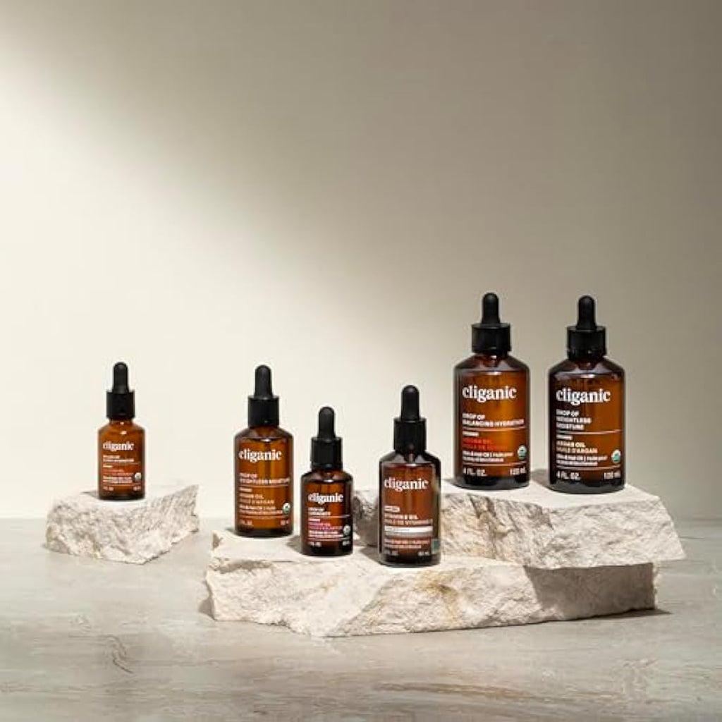 Cliganic Organic Rosehip Oil | 100% Pure Cold Pressed for Face & Hair