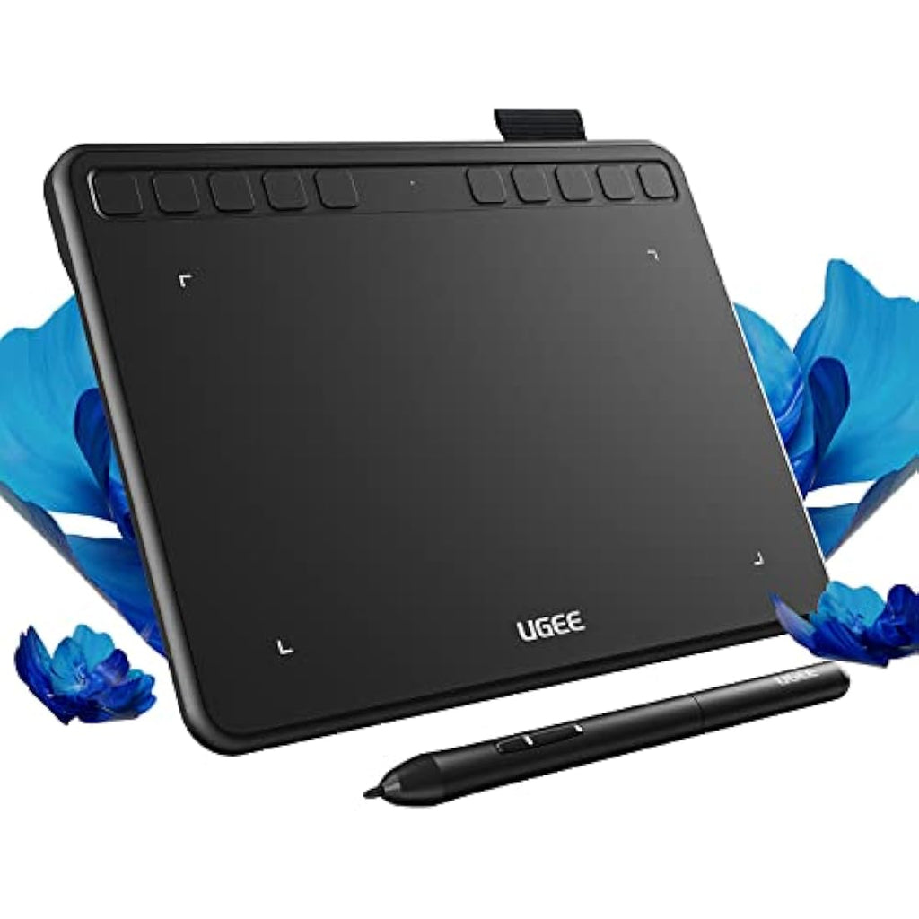 UGEE S640 Drawing Tablet | Portable Graphics Pad with 10 Shortcut Keys