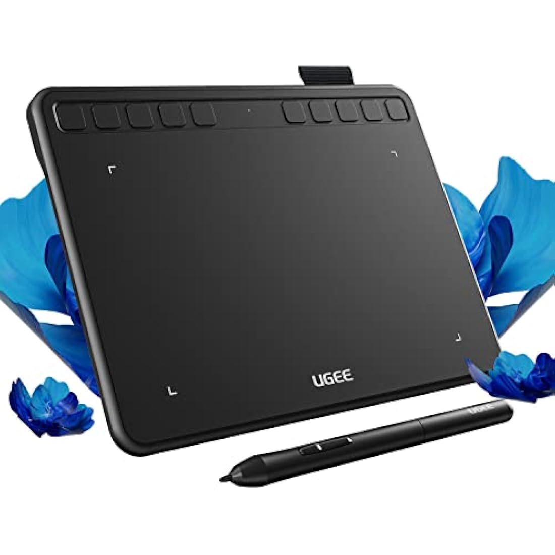 UGEE S640 Drawing Tablet | Portable Graphics Pad with 10 Shortcut Keys